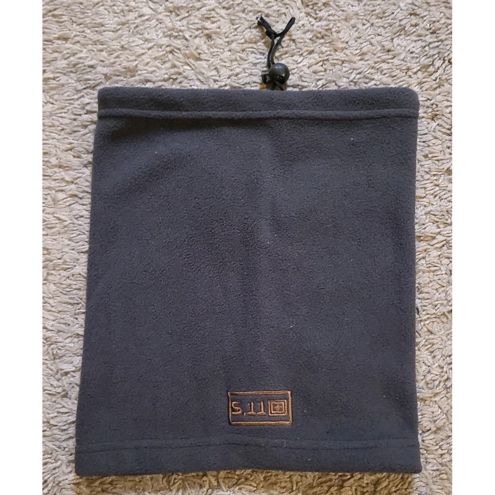 5.11 Tactical Unisex Adult Fleece Drawstring Neck Gaiter Gray One Size